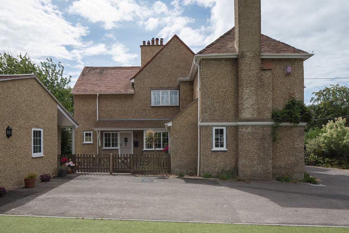 This is such a delightful house, Little Ridge is to the left.