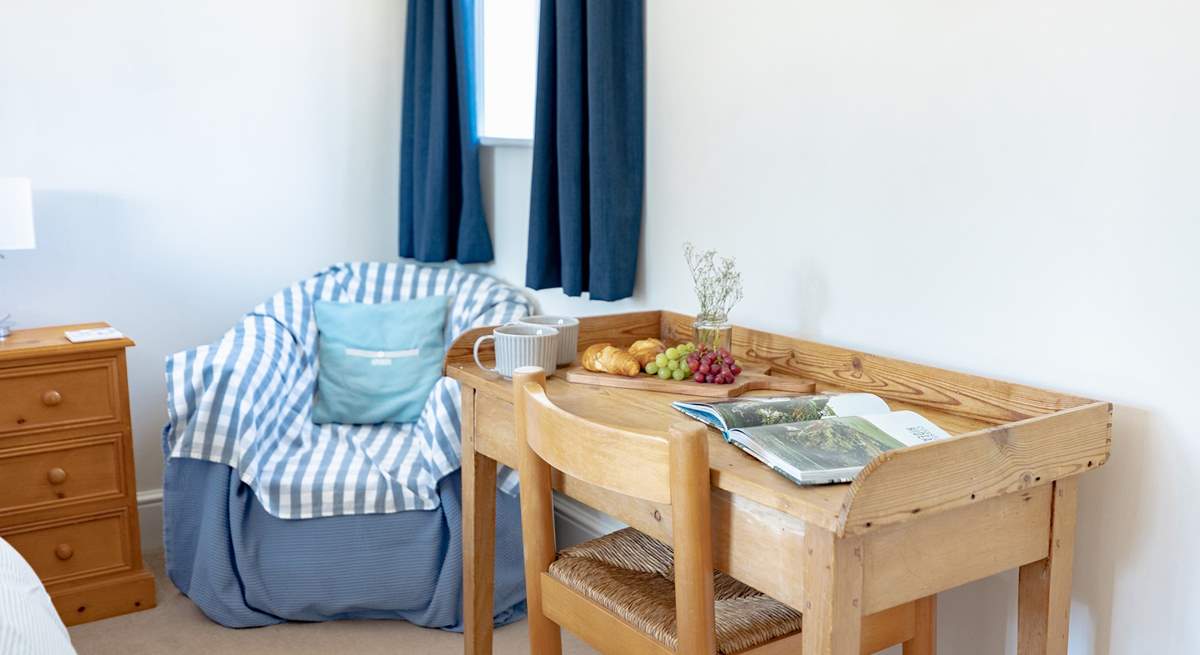 Enjoy a book whilst taking breakfast in your bedroom