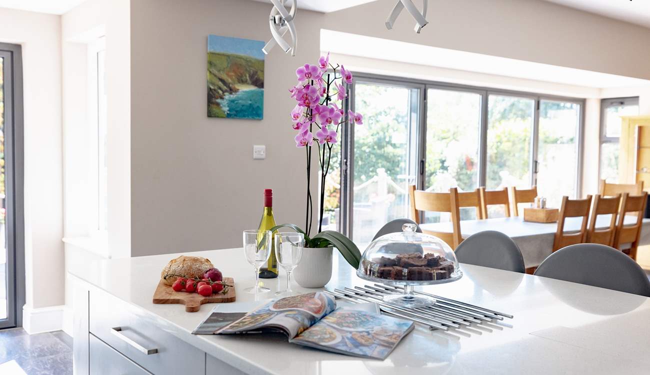 This very sociable open plan living space can accommodate all the family.