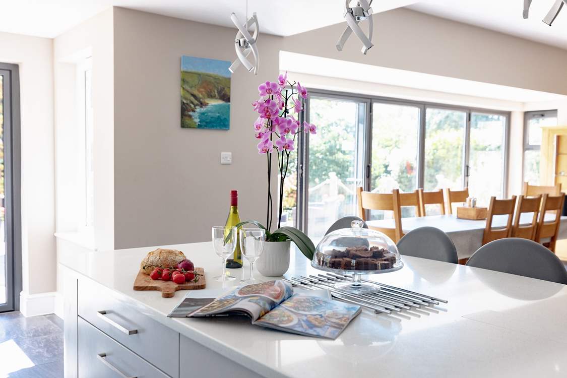 This very sociable open plan living space can accommodate all the family.