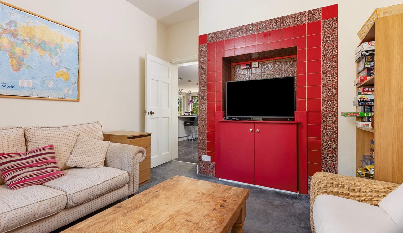 The playroom has TV, DVD player, books, games and an Xbox 360 to keep all the family entertained.