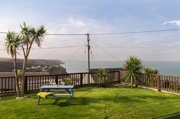 A footpath leads down to the beach below.
