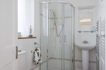 The shower-room.