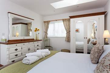 Bedroom 4 is set slightly apart from the other three bedrooms (great for those who like a more leisurely start to the day).