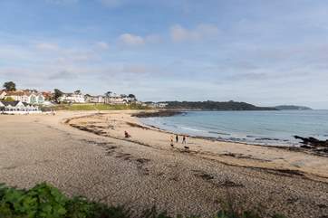 Gyllyngvase Beach.