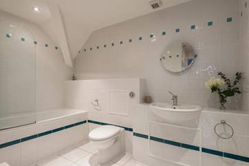 The bathroom.