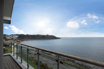 The view across towards Falmouth is just as good.