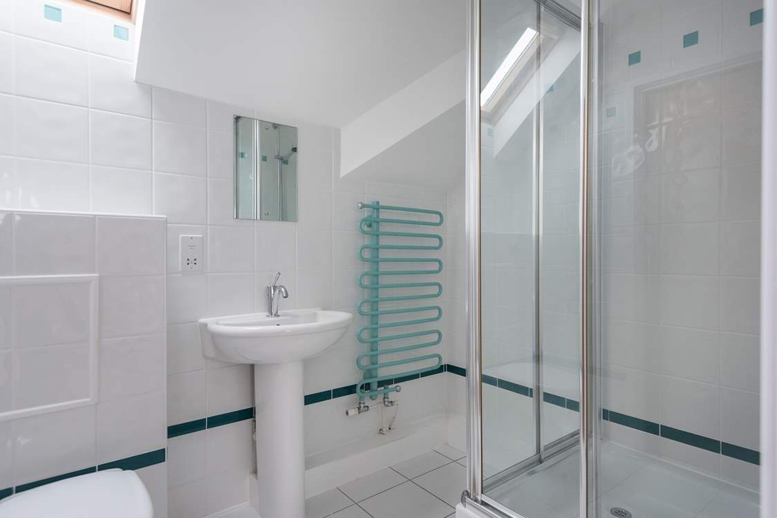 The en suite shower-room.