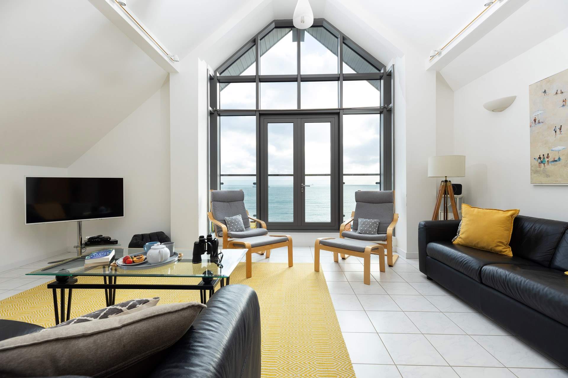 What a view to be welcomed with. 