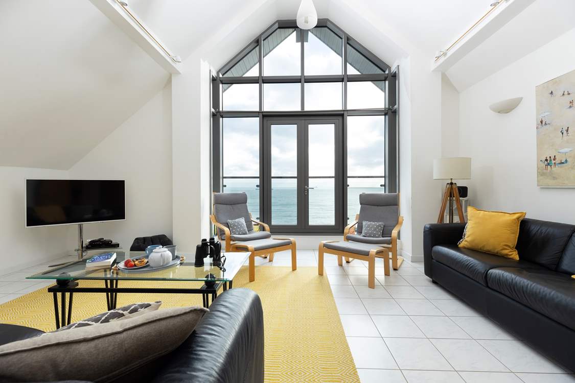 What a view to be welcomed with.
