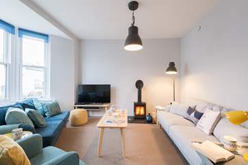 A cosy wood-burner to keep you warm throughout the year.