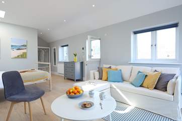 The spacious sitting-area in the annexe.