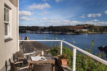 What an amazing sight from the spacious terrace!