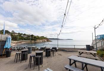 Just above Swanpool beach in Falmouth is The Beach House a great restaurant with fabulous views. 
