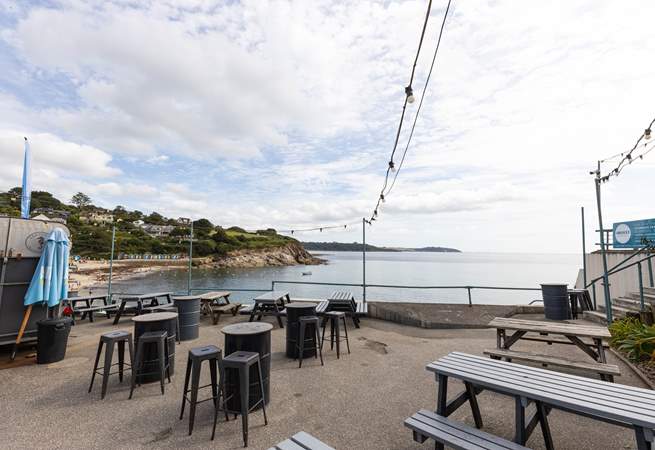 Just above Swanpool beach in Falmouth is The Beach House a great restaurant with fabulous views. 
