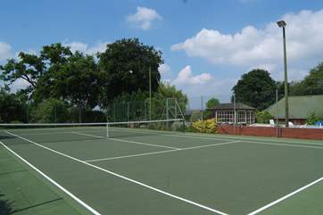 It's not every cottage that comes with a fabulous hard surface tennis court for guests to use. Racquets and balls can be provided.