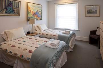 The delightful twin room.