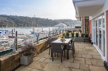 Looking up the River Dart into Dartmouth and across to Kinsgwear. Views don't get any better than this!