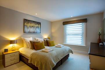 Bedroom Two is also a super king bed, which can be made up as twins if you prefer.