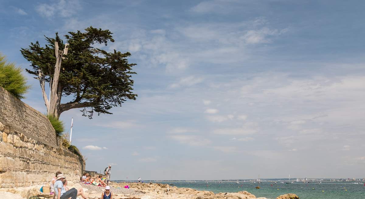 Walk to the beach for a morning swim.