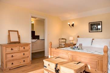 The master bedroom has an en suite shower-room.