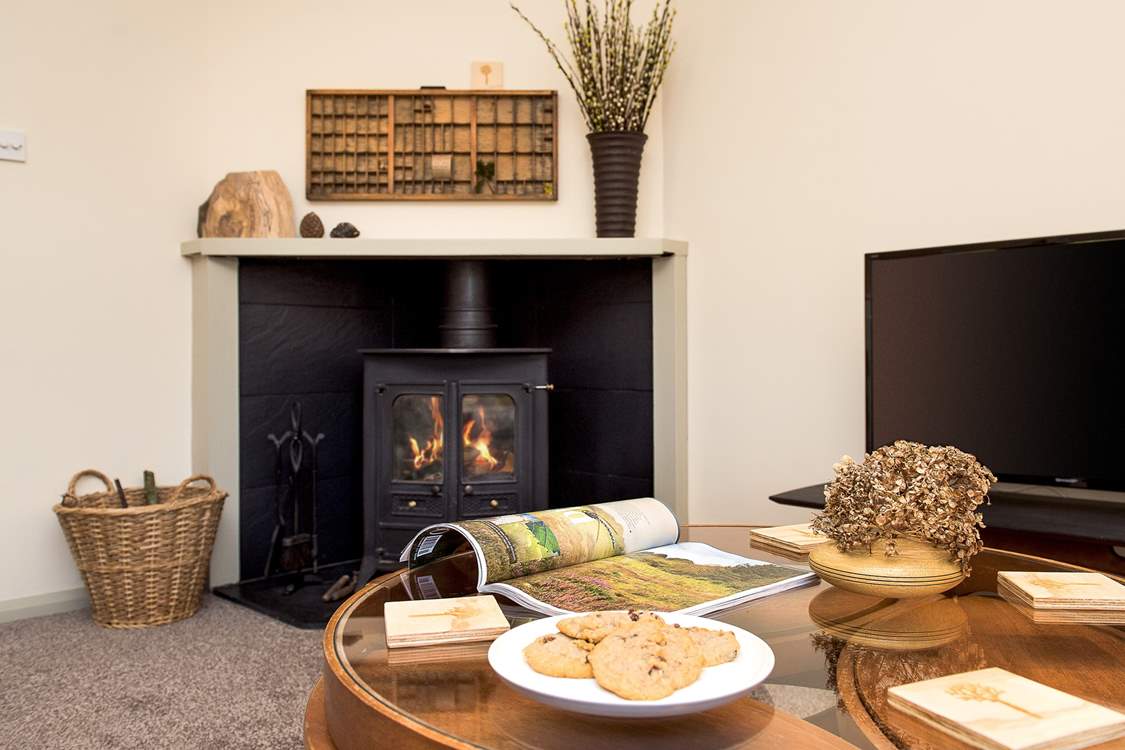 What could be better after a day of adventures, than coming back to relax in front of the wood-burner - bliss.