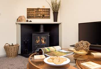 What could be better after a day of adventures, than coming back to relax in front of the wood-burner - bliss.