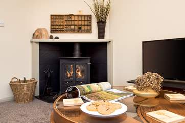 What could be better after a day of adventures, than coming back to relax in front of the wood-burner - bliss.