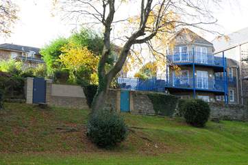 There is gated, rear access from the ground floor patio on to the communal lawns; a further two minutes and you are on the beach!