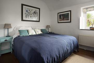 Bedroom one with super-king bed or two single beds.