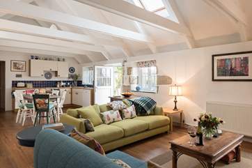 Looking back across the living-space.