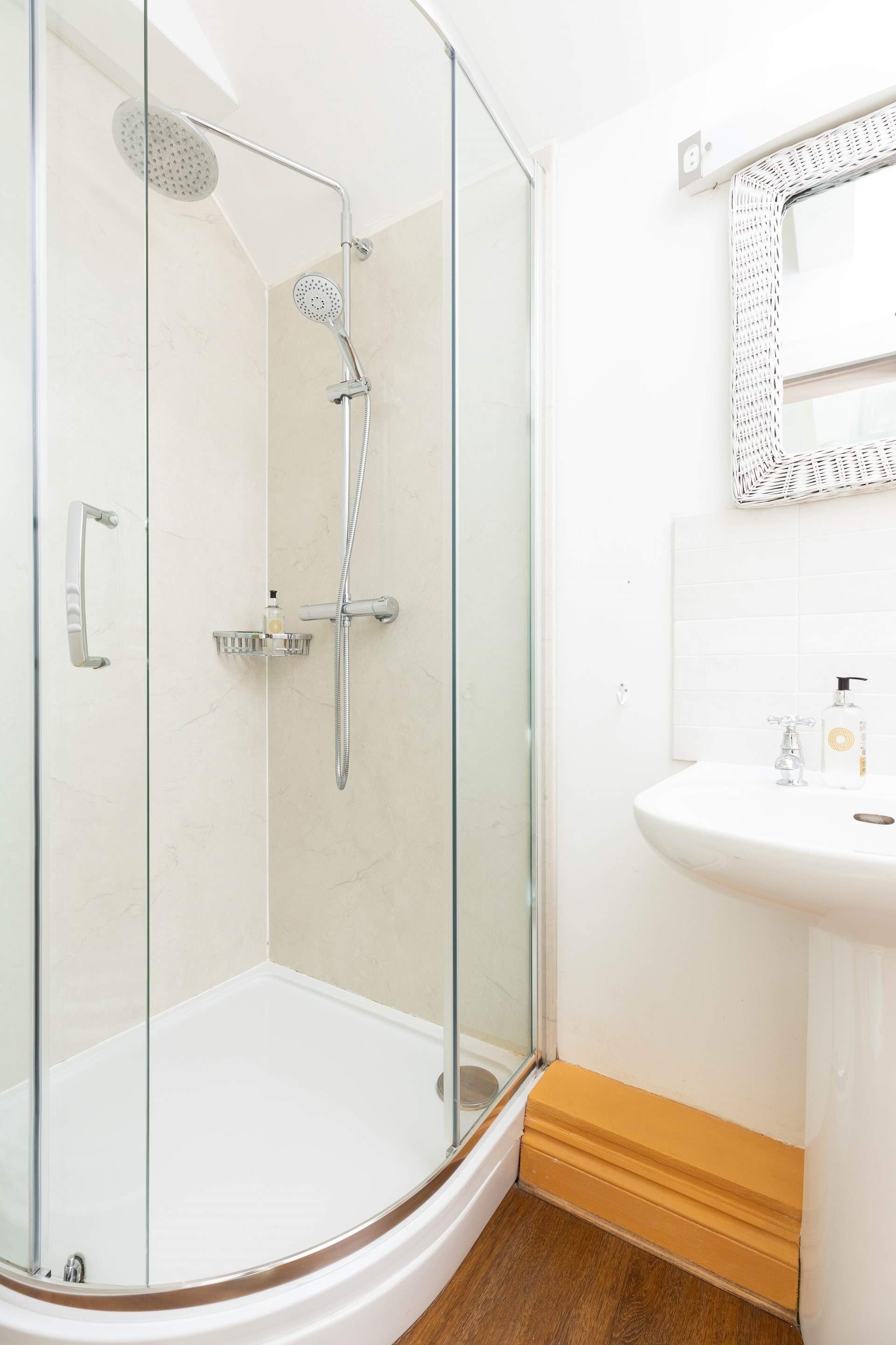 The en suite shower-room of bedroom 2. 