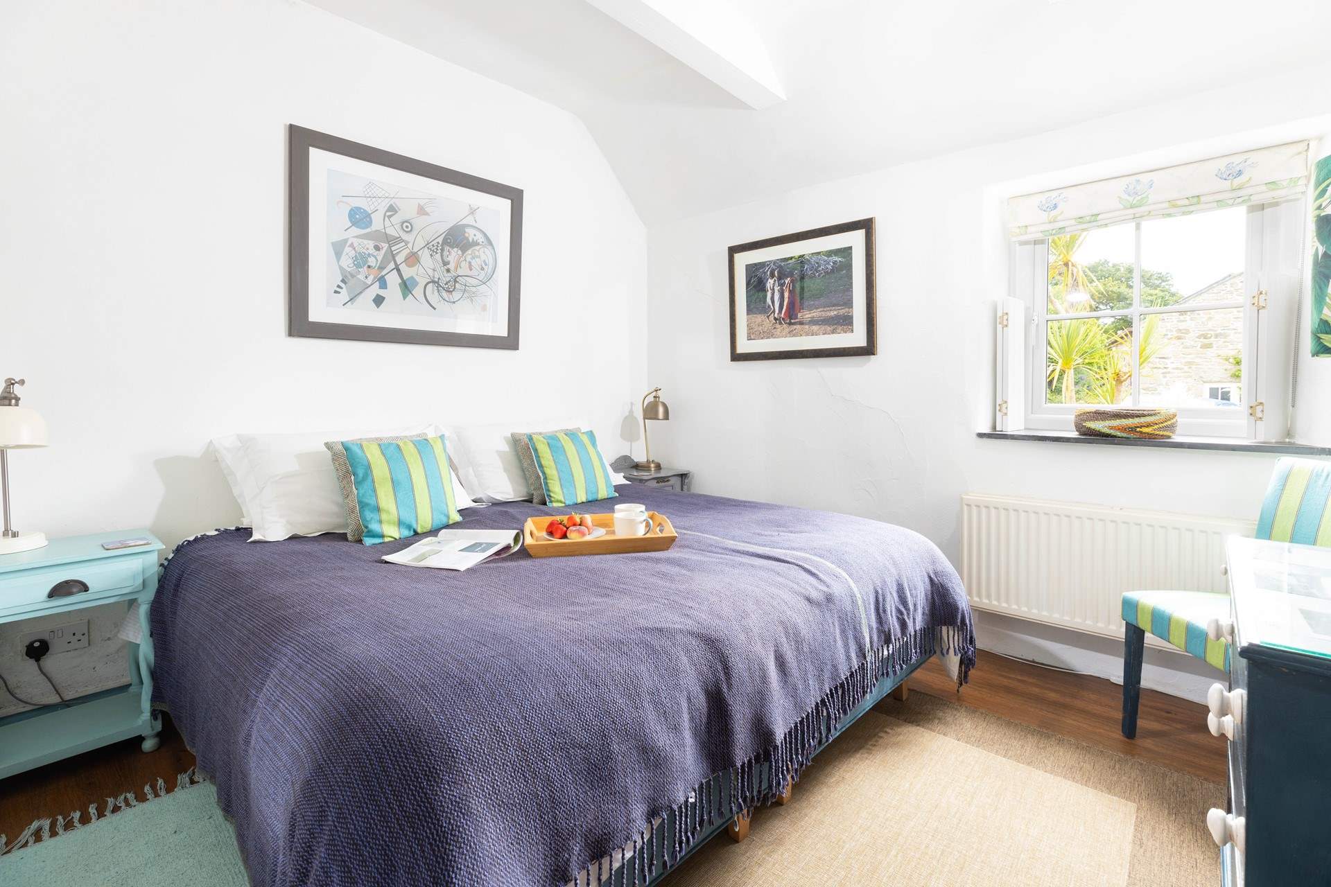 Bedroom 1 with either a super-king bed or two singles. 