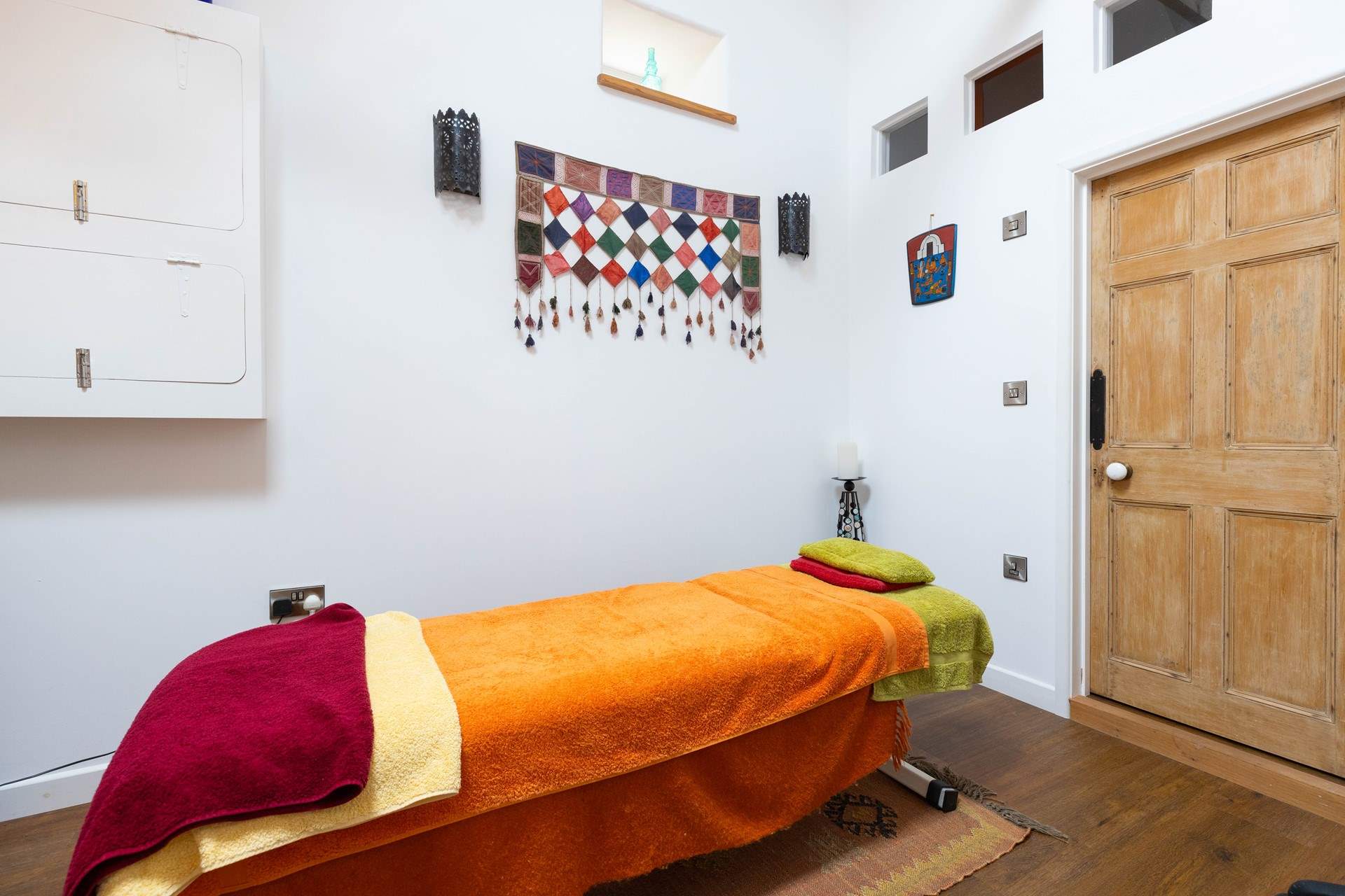 Massage treatment room. 