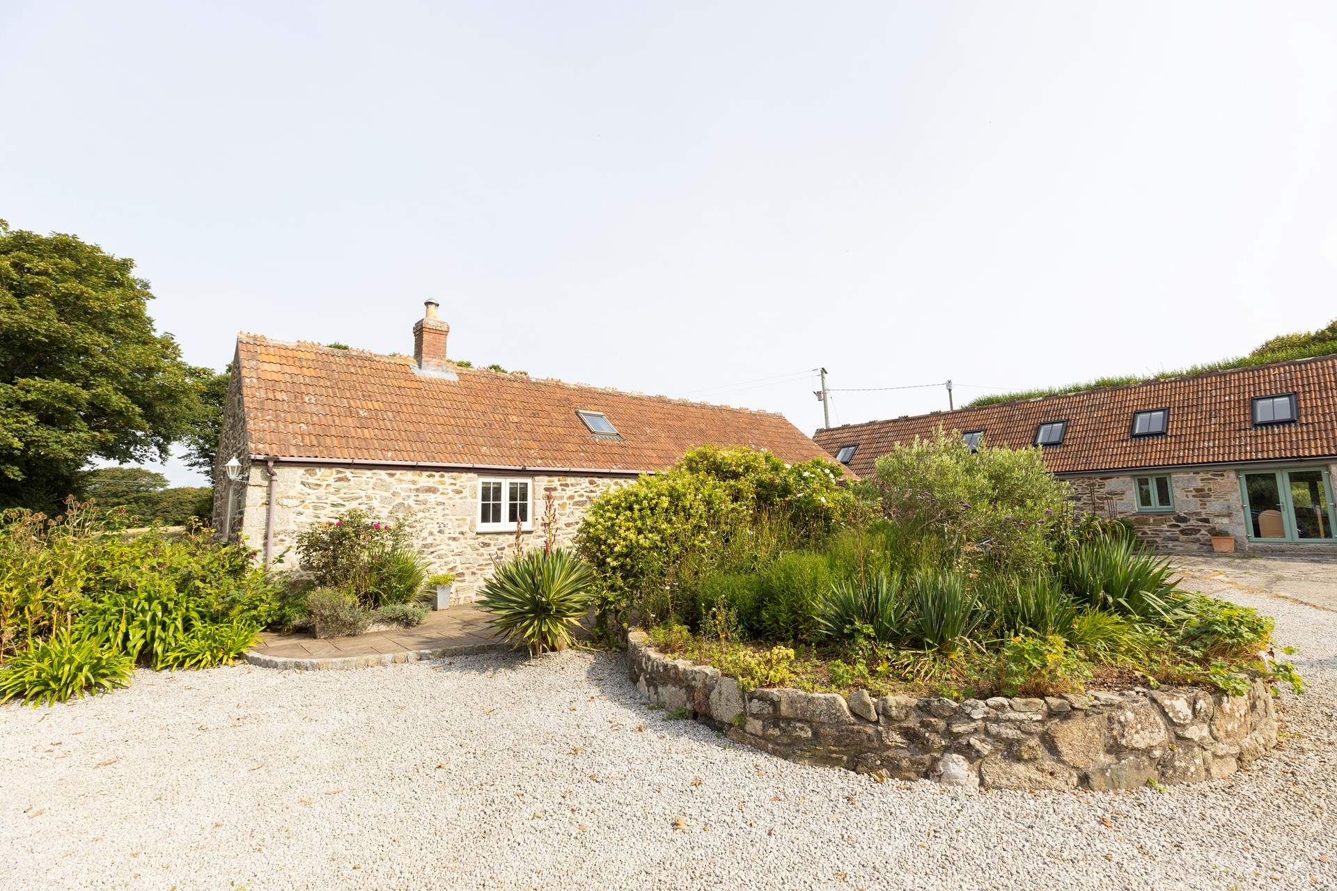Lavender Barn is a converted barn just across the courtyard from the owners' home, Pilates and Massage studio. 