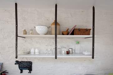 With everything you could need to cook up and serve a scrumptious supper.