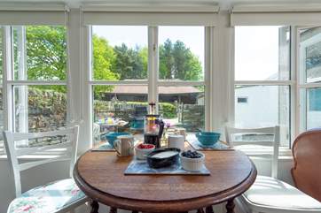 Dine inside or out, the choice is yours.