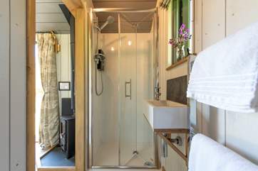 Complete with proper flushing WC.