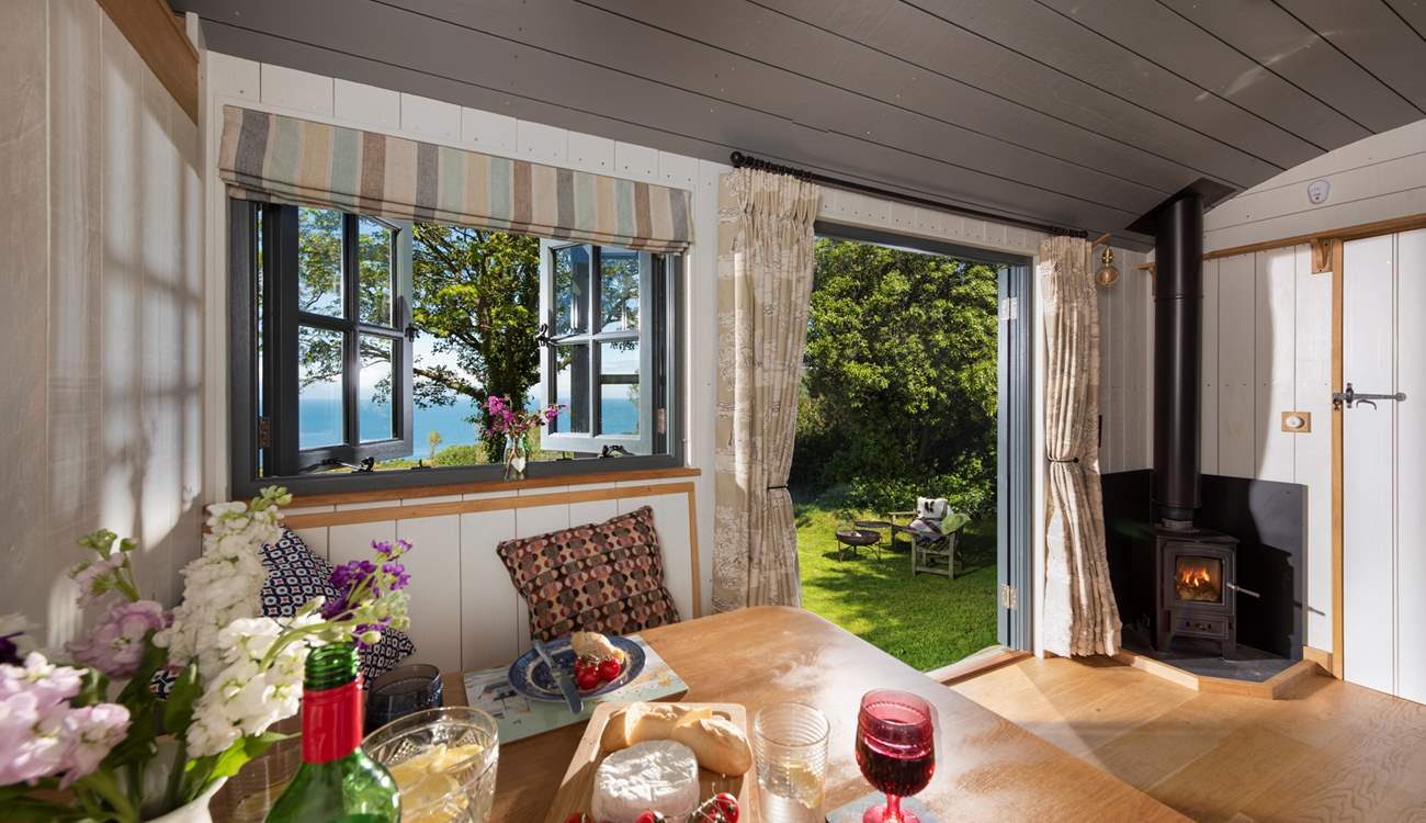 Copperas is complete with all you could need for a luxury glamping holiday.