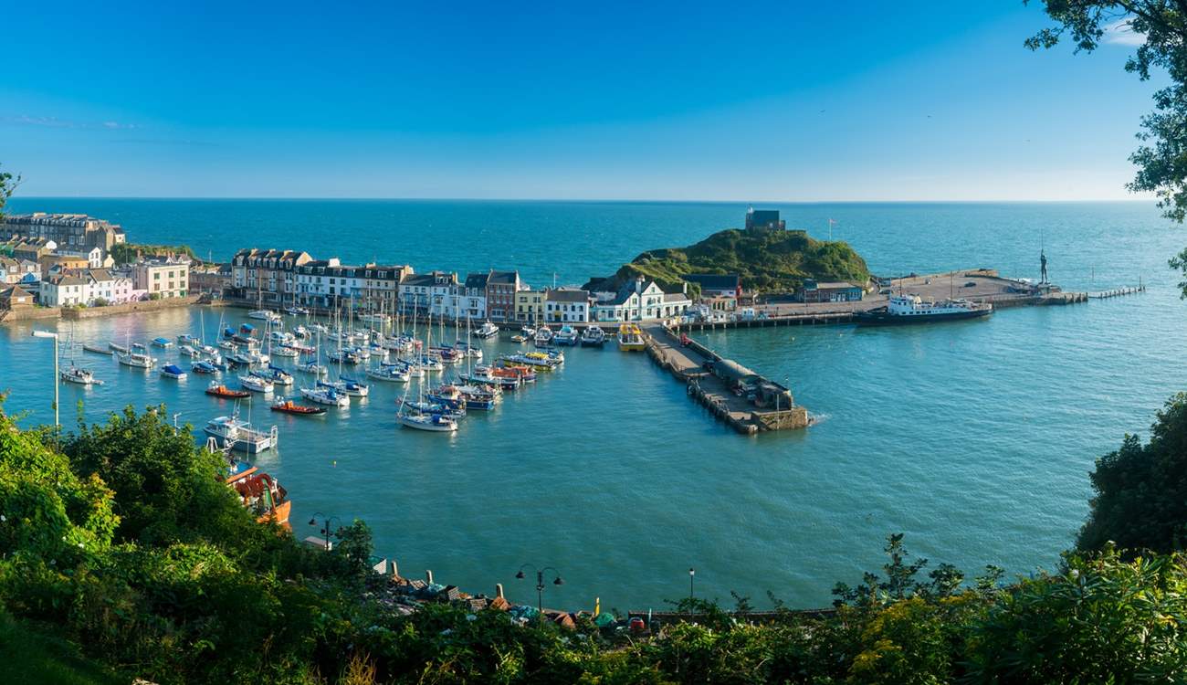Ilfracombe is a pretty fishing town on the north coast.