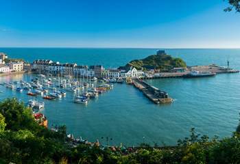 Ilfracombe is a pretty fishing town on the north coast.