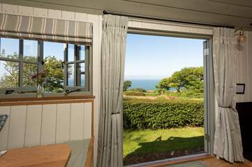 You will never tire of the stunning sea view.