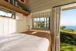 Wild Pear Shepherd's Hut has panoramic sea views spread out right in front of you.
