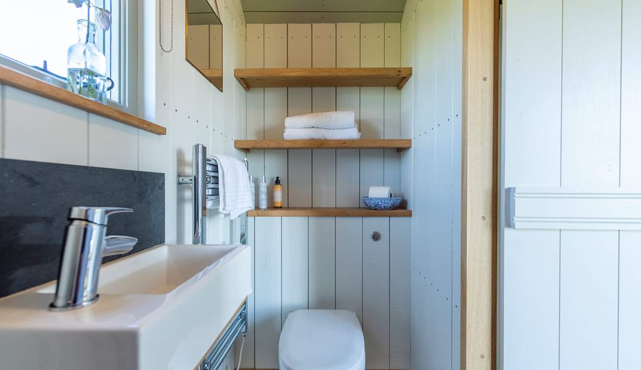There is even a heated towel rail.
