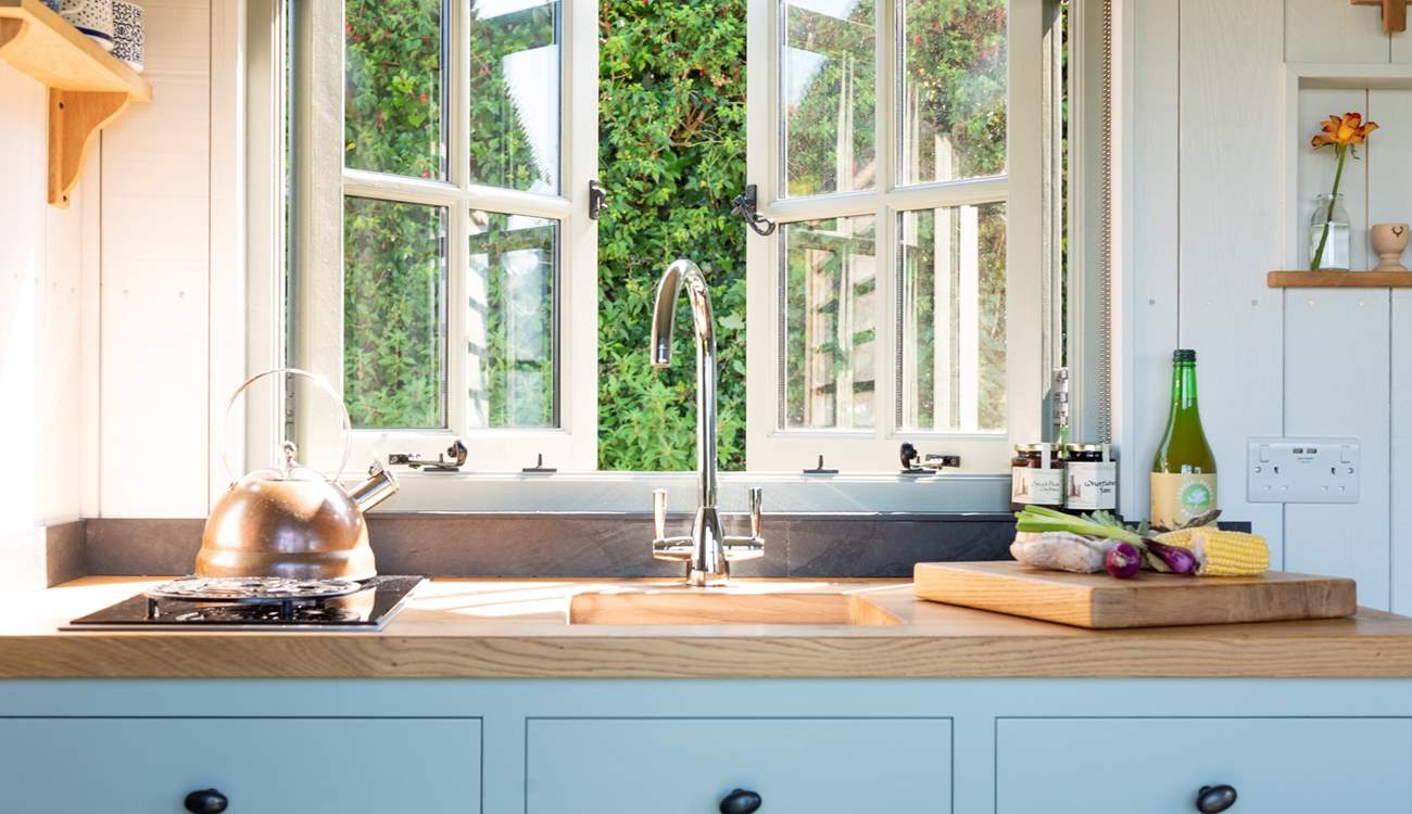 Wild Pear is complete with all you could need for a luxury glamping holiday.