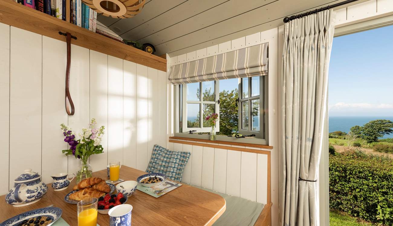 Dine inside or out, the choice is yours.
