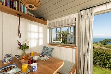 Dine inside or out, the choice is yours.