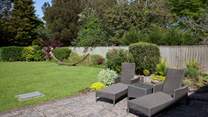 The garden - a great place to escape, relax and enjoy the peace and quiet that the Island brings.