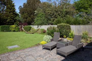 The garden - a great place to escape, relax and enjoy the peace and quiet that the Island brings.