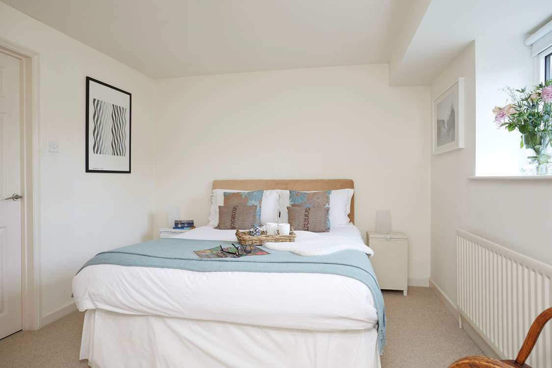 Bedroom 4, with king-size double bed also faces the front of the house.
